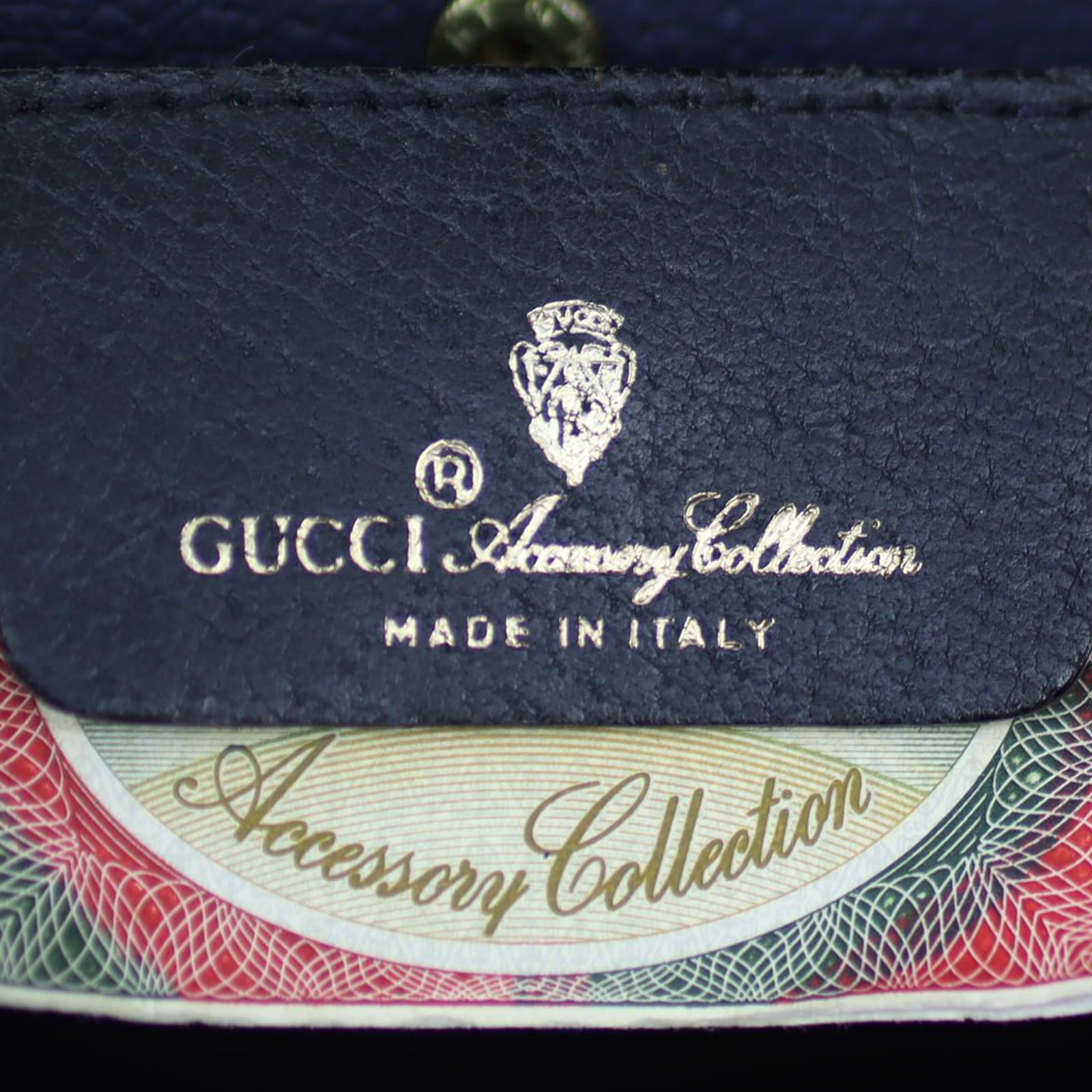 Gucci GG Supreme Vintage Clutch Stamp