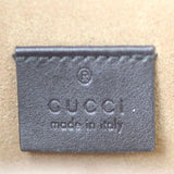 Gucci GG Supreme Padlock Bamboo Handle Small Bag Stamp
