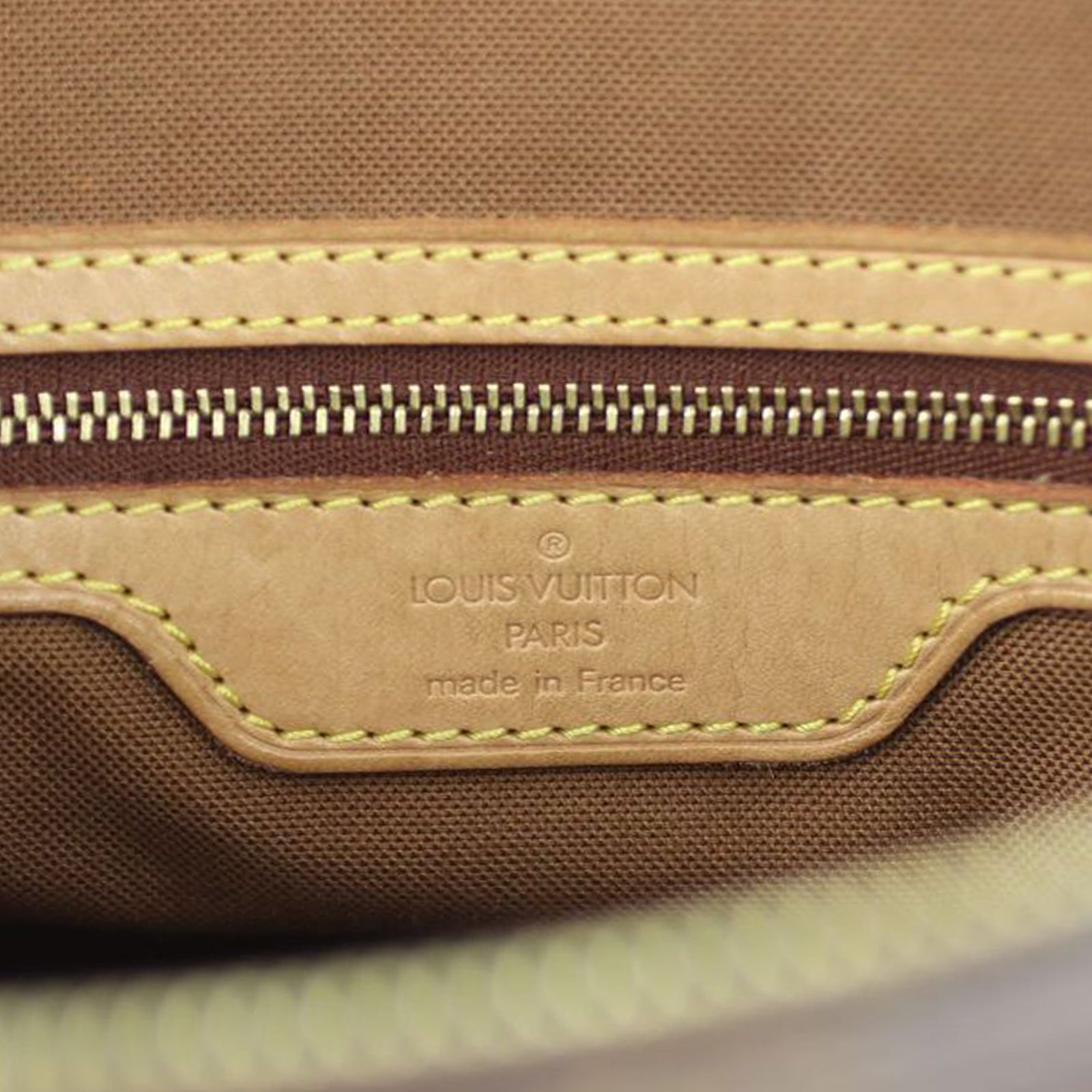 Louis Vuitton Cabas Mezzo Monogram Stamp