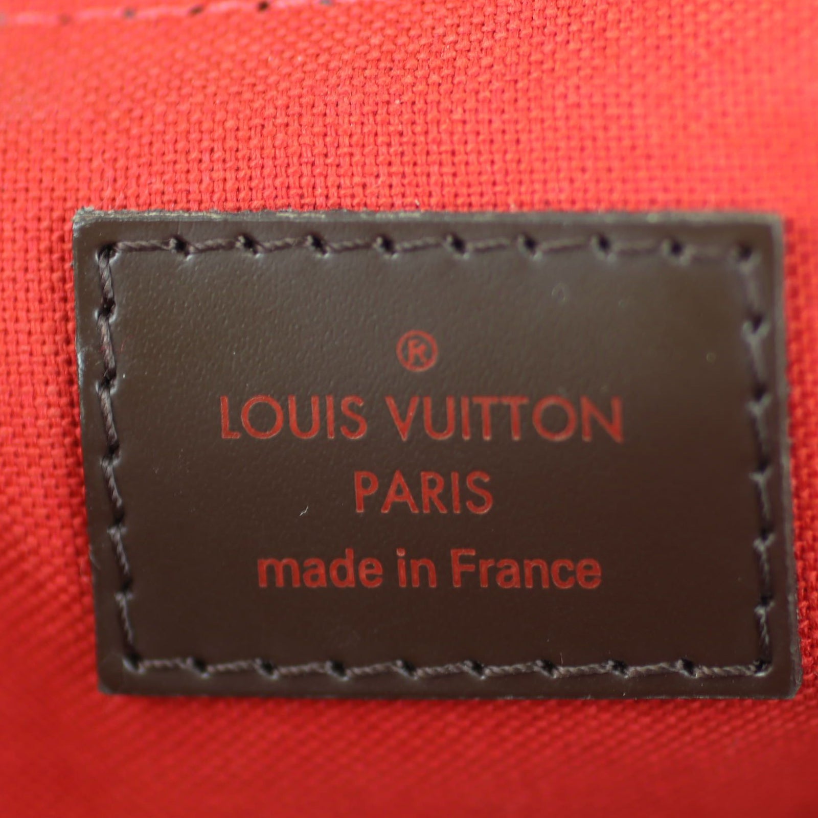 Louis Vuitton Palermo Damier Ebene Stamp