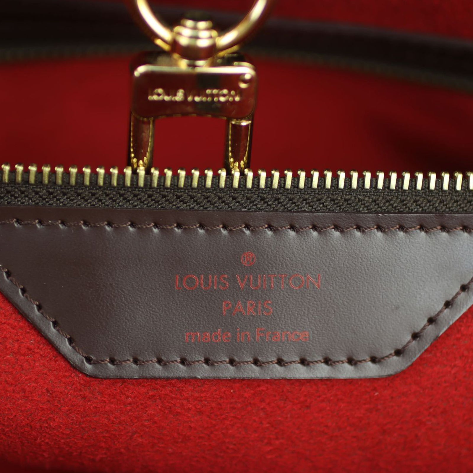 Louis Vuitton Hampstead MM Damier Ebene Stamp