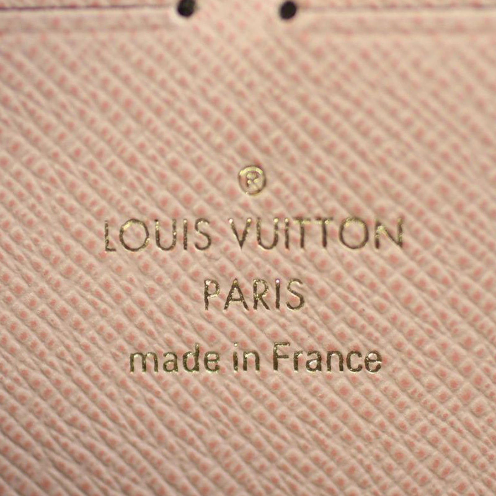 Louis Vuitton Clemence Wallet Monogram Rose Ballerine Louis Vuitton Clemence Wallet Monogram Rose Ballerine Stamp