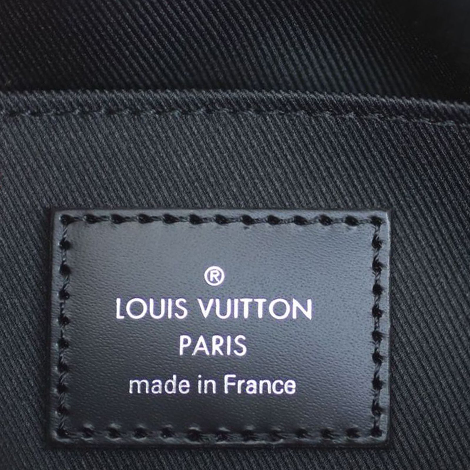 Louis Vuitton Striped Monogram Pochette Stamp