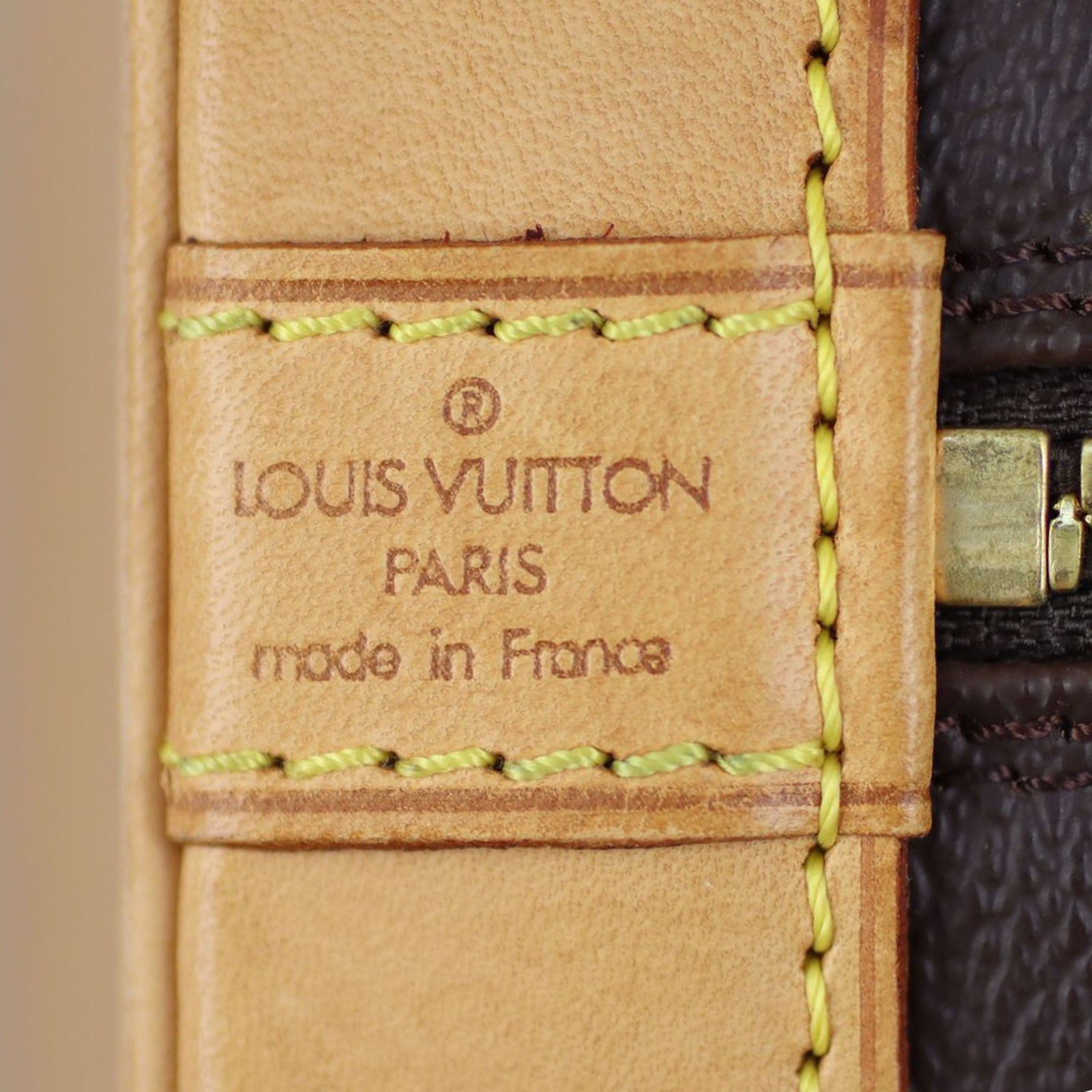 Louis Vuitton Alma PM Monogram Stamp