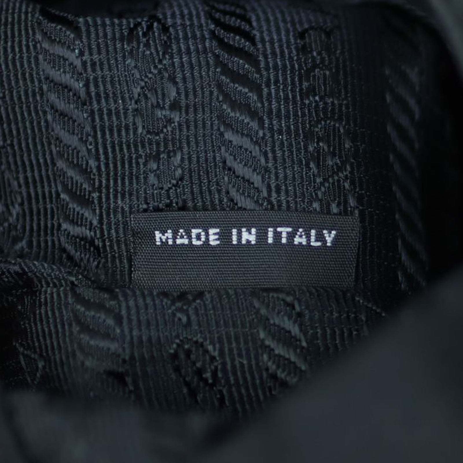 Prada Mini Tessuto Drawstring Convertible Backpack Stamp