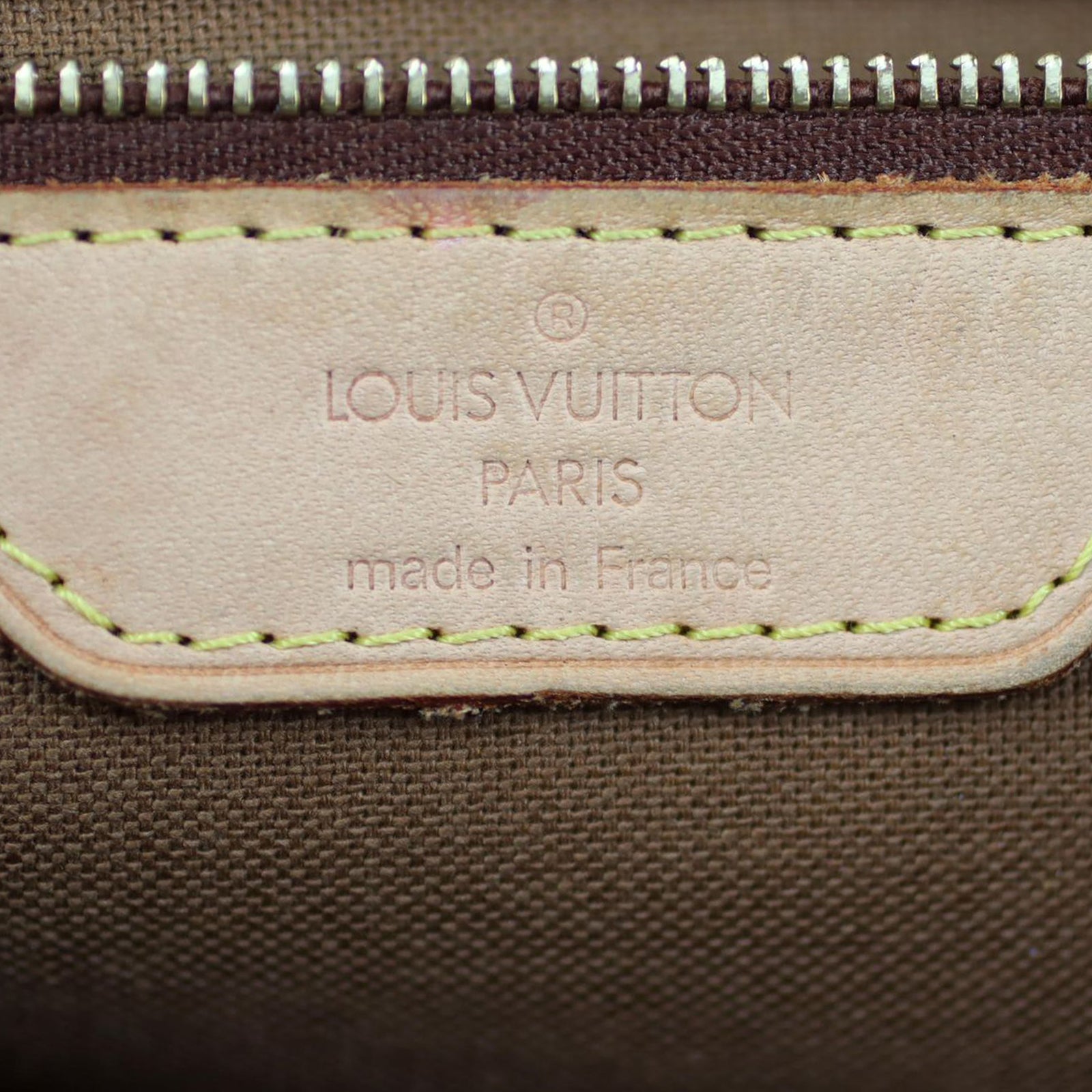 Louis Vuitton Cabas Mezzo Monogram Stamp