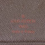 Louis Vuitton French Compact Wallet Damier Ebene Stamp