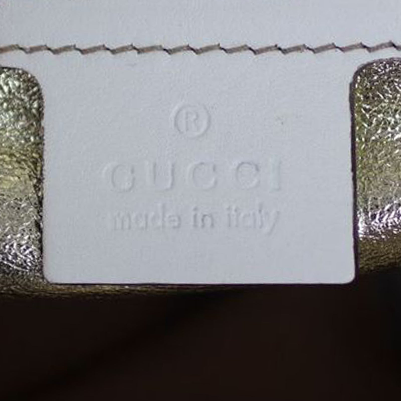 Gucci Indy Guccissima Patent Tote Stamp