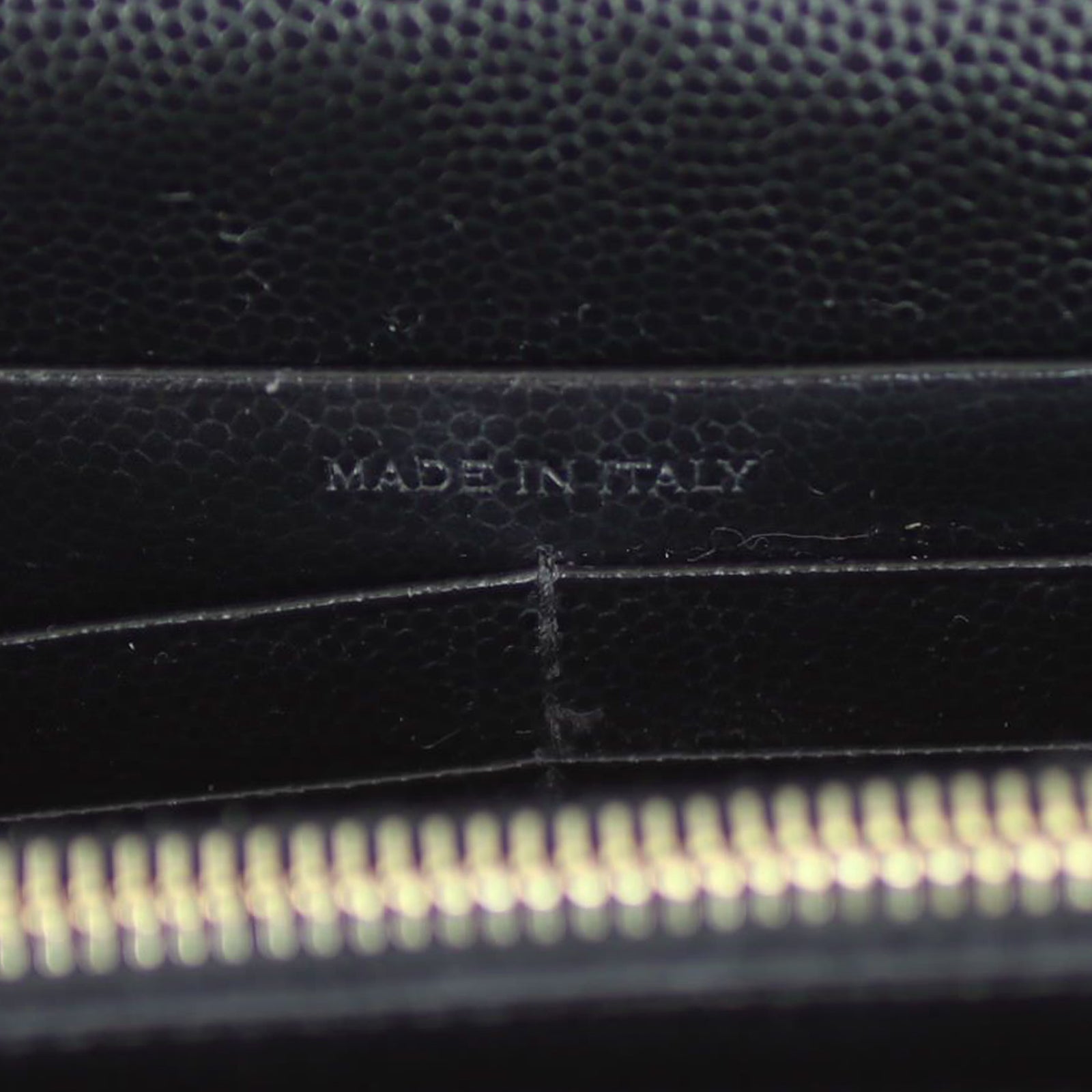 Saint Laurent Monogram Envelope Chain Wallet Stamp