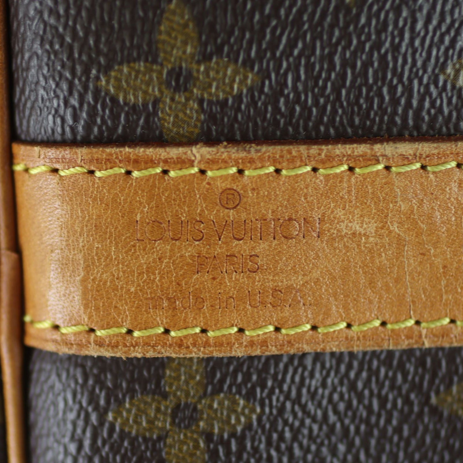 Louis Vuitton Keepall Bandouliere 60 Monogram Stamp