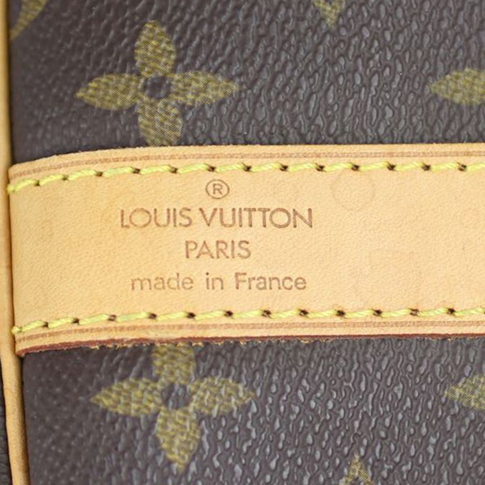Louis Vuitton Keepall Bandouliere 55 Monogram Stamp