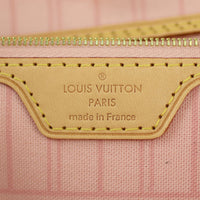 Louis Vuitton Neverfull MM Damier Azure Rose Ballerine Stamp