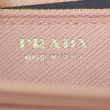 Prada Saffiano Metal Continental Wallet Stamp