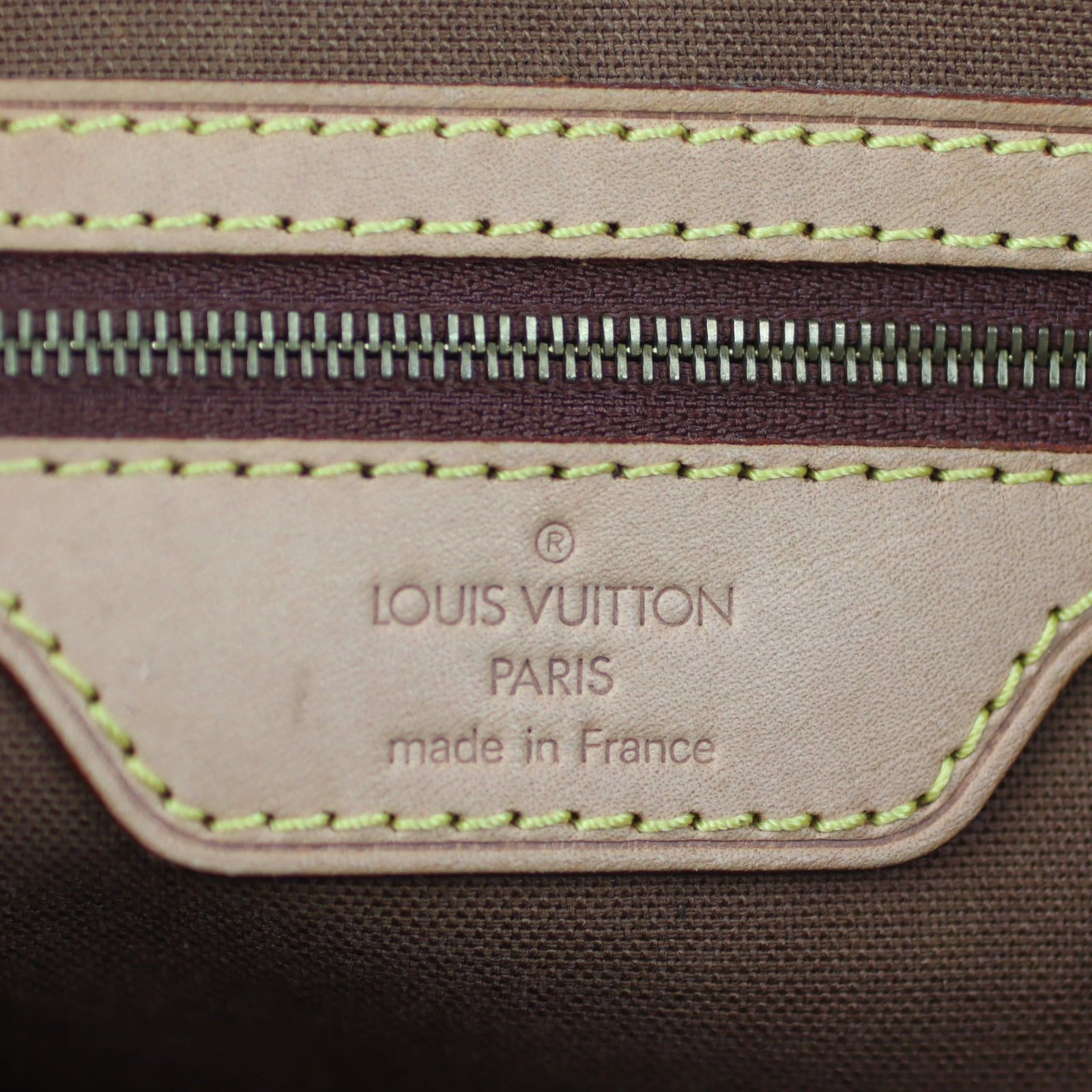 Louis Vuitton Cabas Mezzo Monogram Stamp