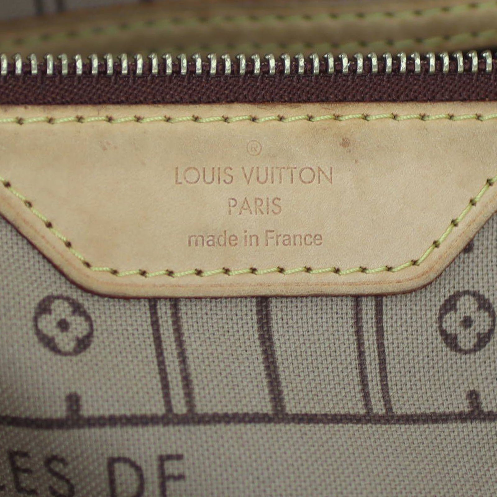 Louis Vuitton Neverfull MM Monogram Stamp