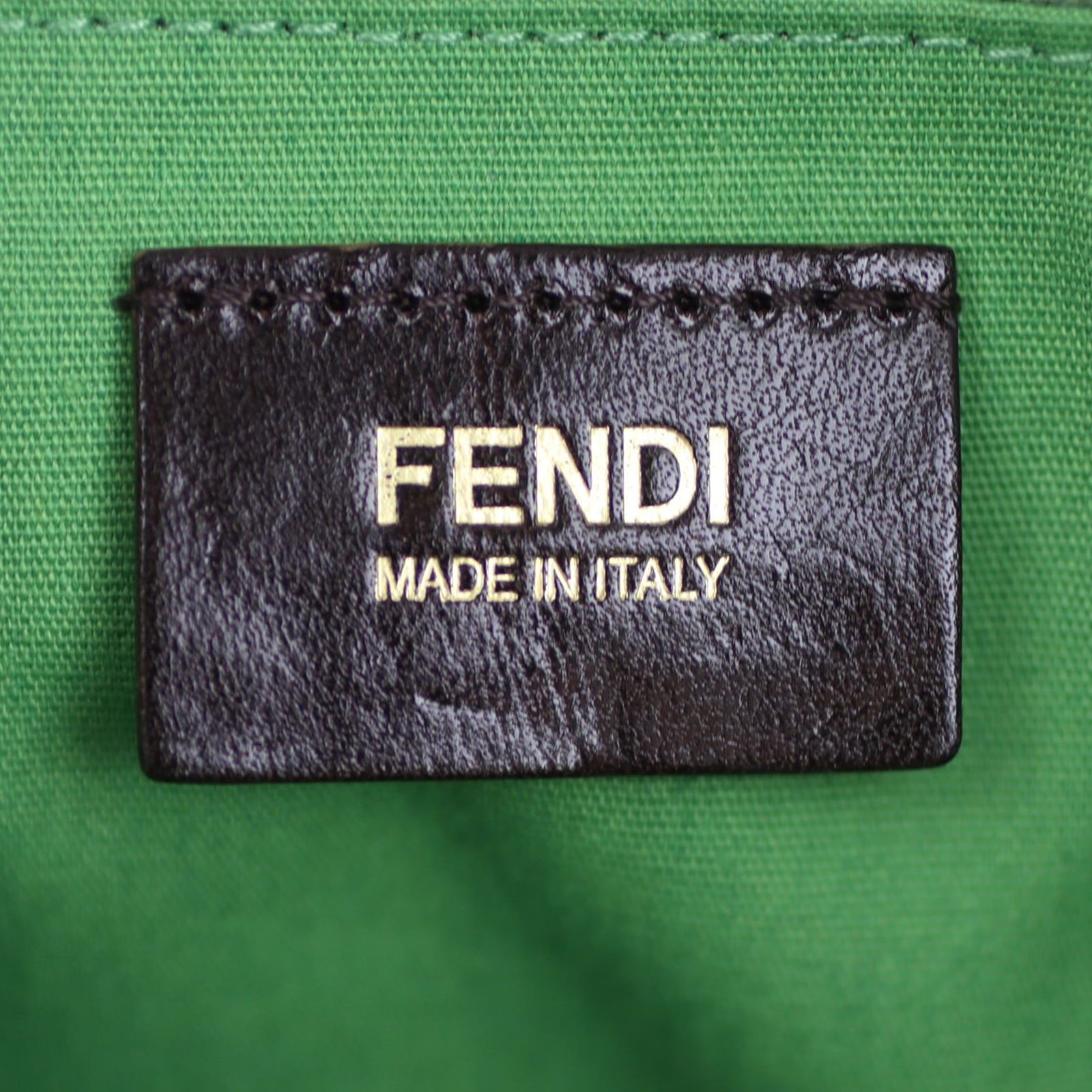 Fendi Zucca Roll Tote Stamp
