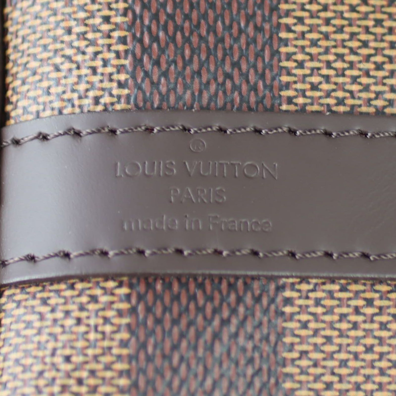 Louis Vuitton Speedy 35 Bandouliere Damier Ebene Stamp