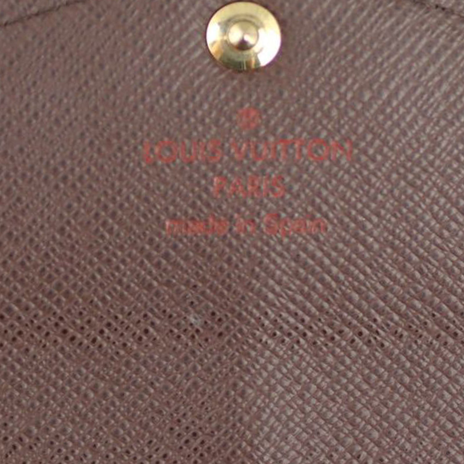 Louis Vuitton Sarah Wallet Damier Ebene Stamp