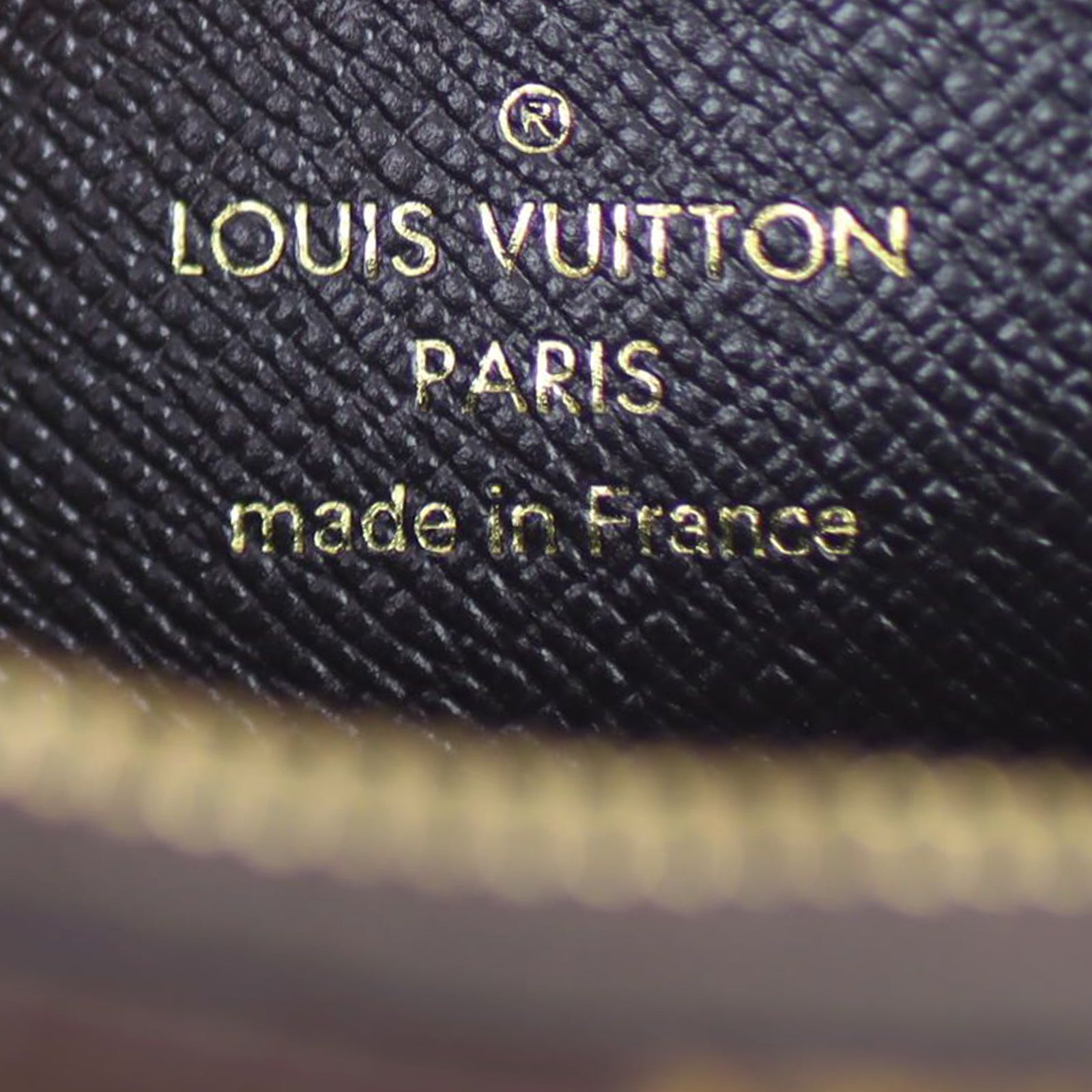 Louis Vuitton Trio Pouch Reverse Monogram Stamp
