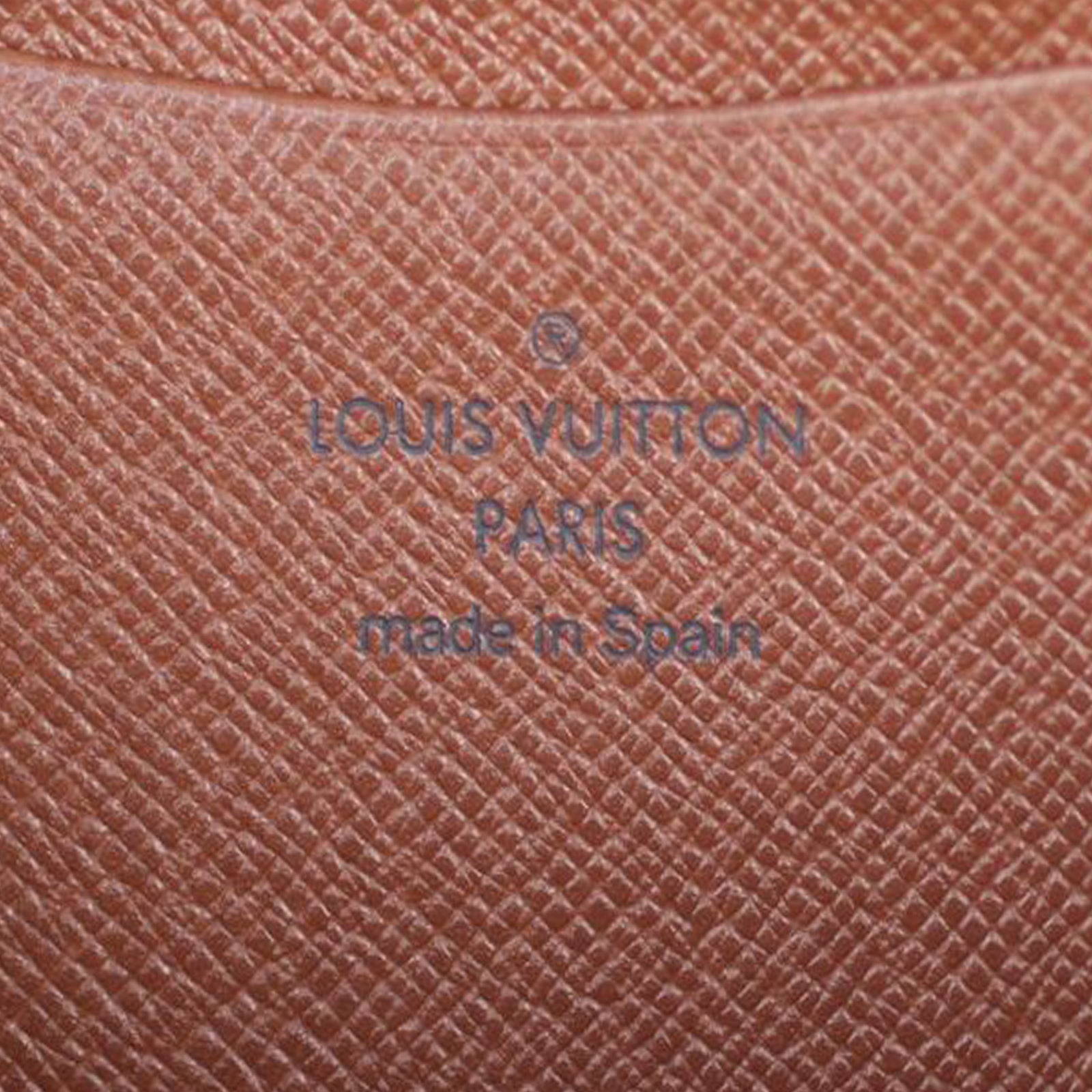 Louis Vuitton Porte Monnaie Zippé Wallet Monogram Stamp
