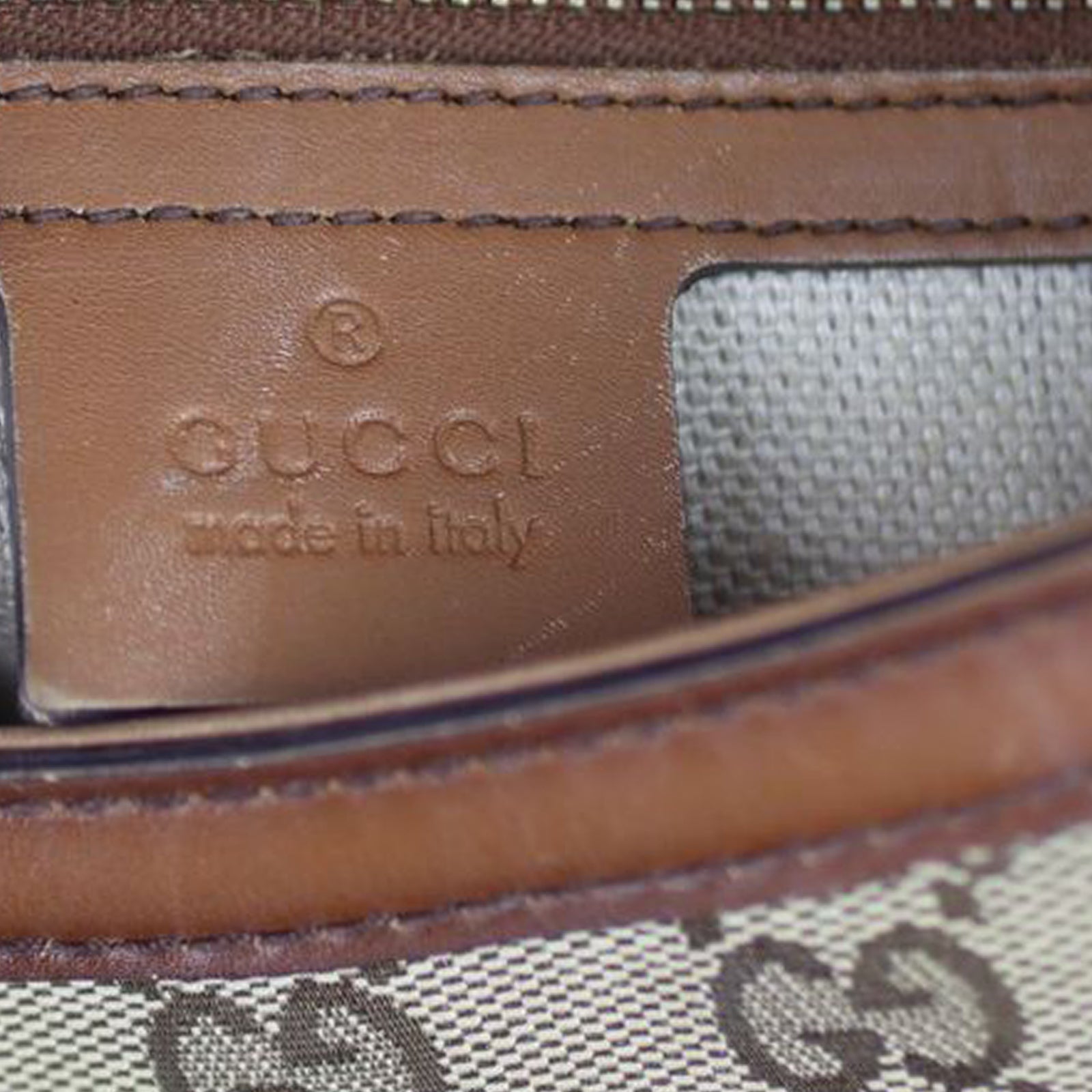 Gucci Original GG Lady Web Flap Bag Stamp