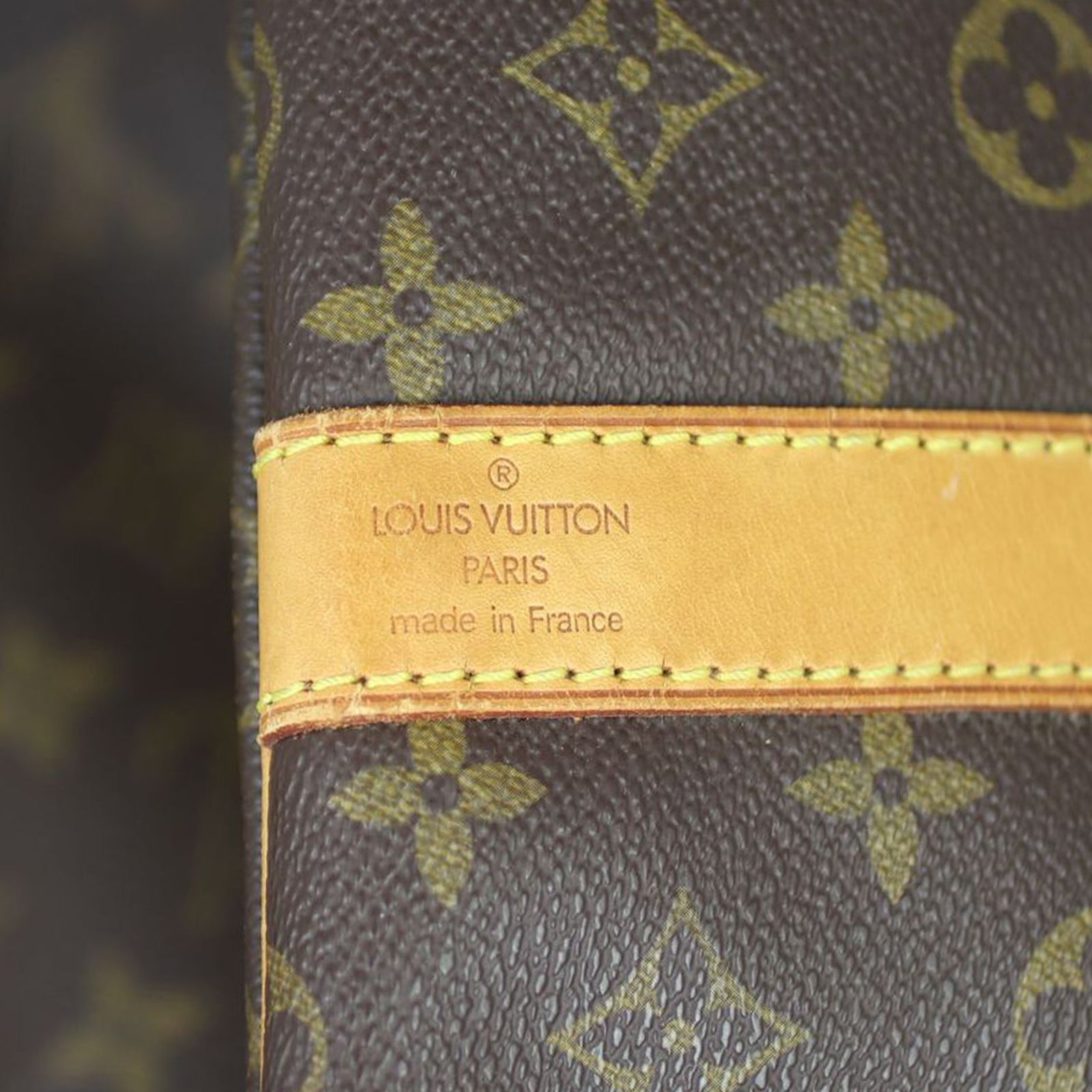 Louis Vuitton Keepall 55 Bandouliere Monogram Stamp
