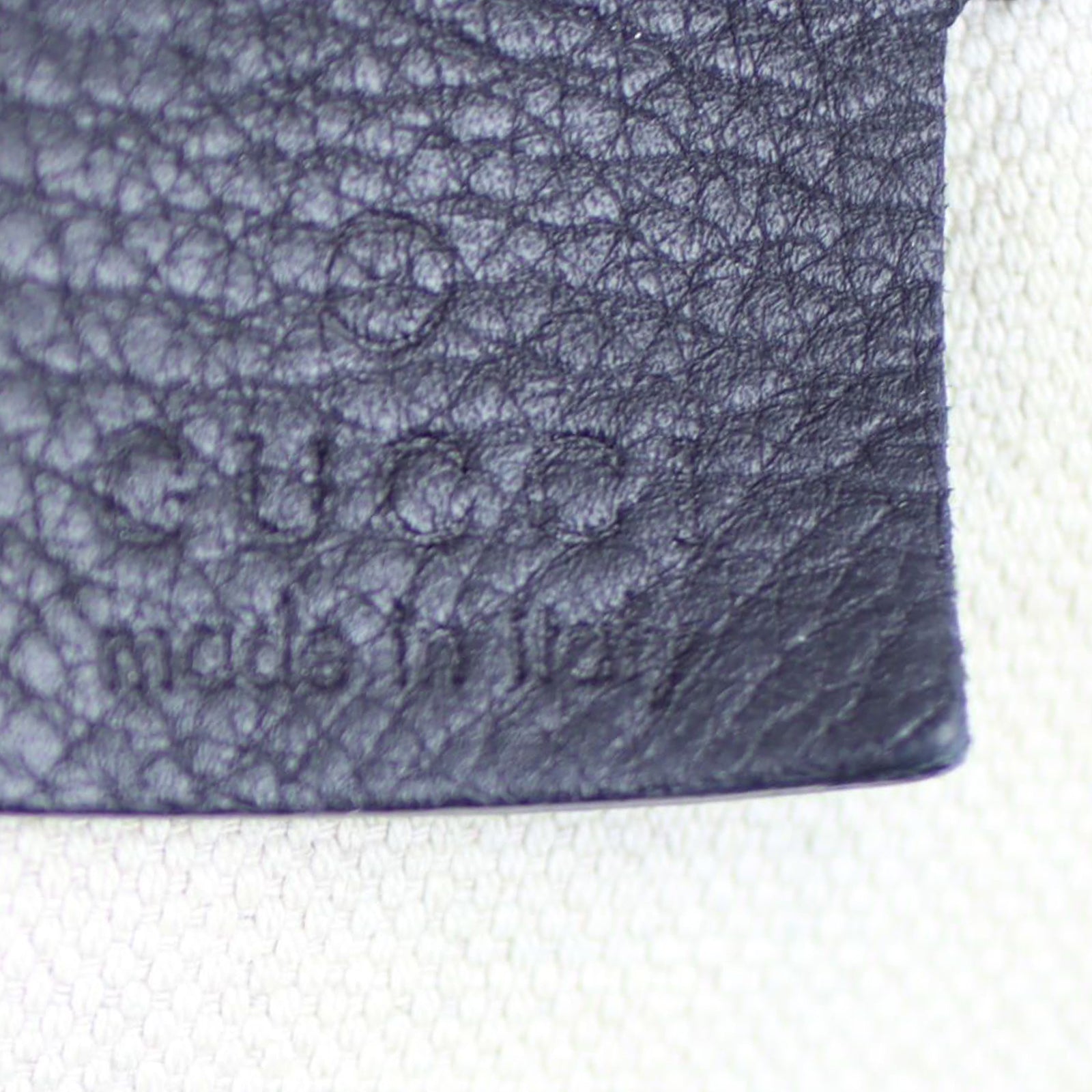 Gucci Twill Plait G Leather Hobo Stamp