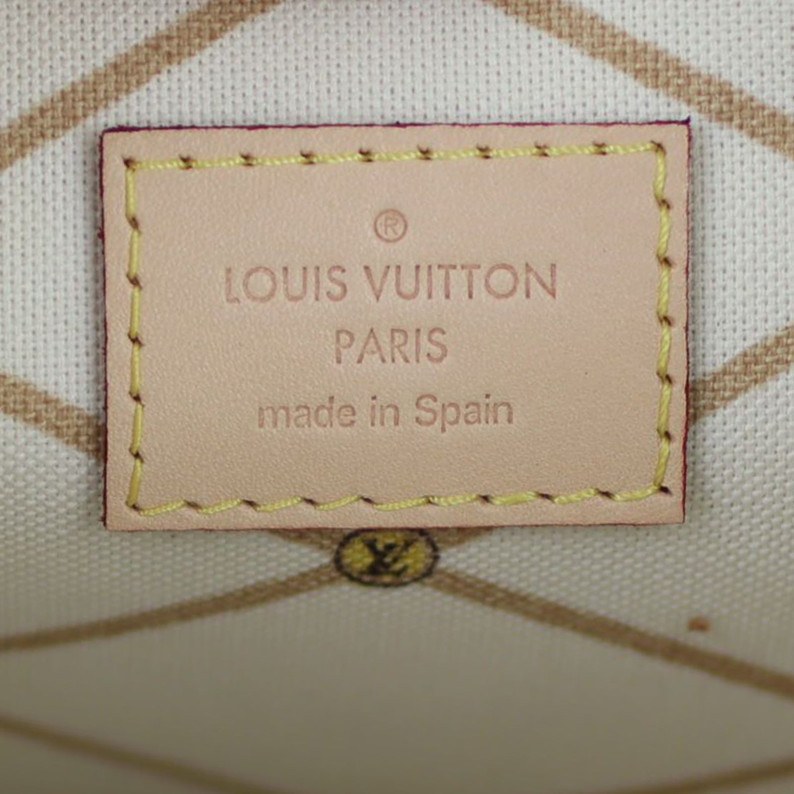Louis Vuitton Neverfull Pochette Summer Trunks Limited Edition Stamp