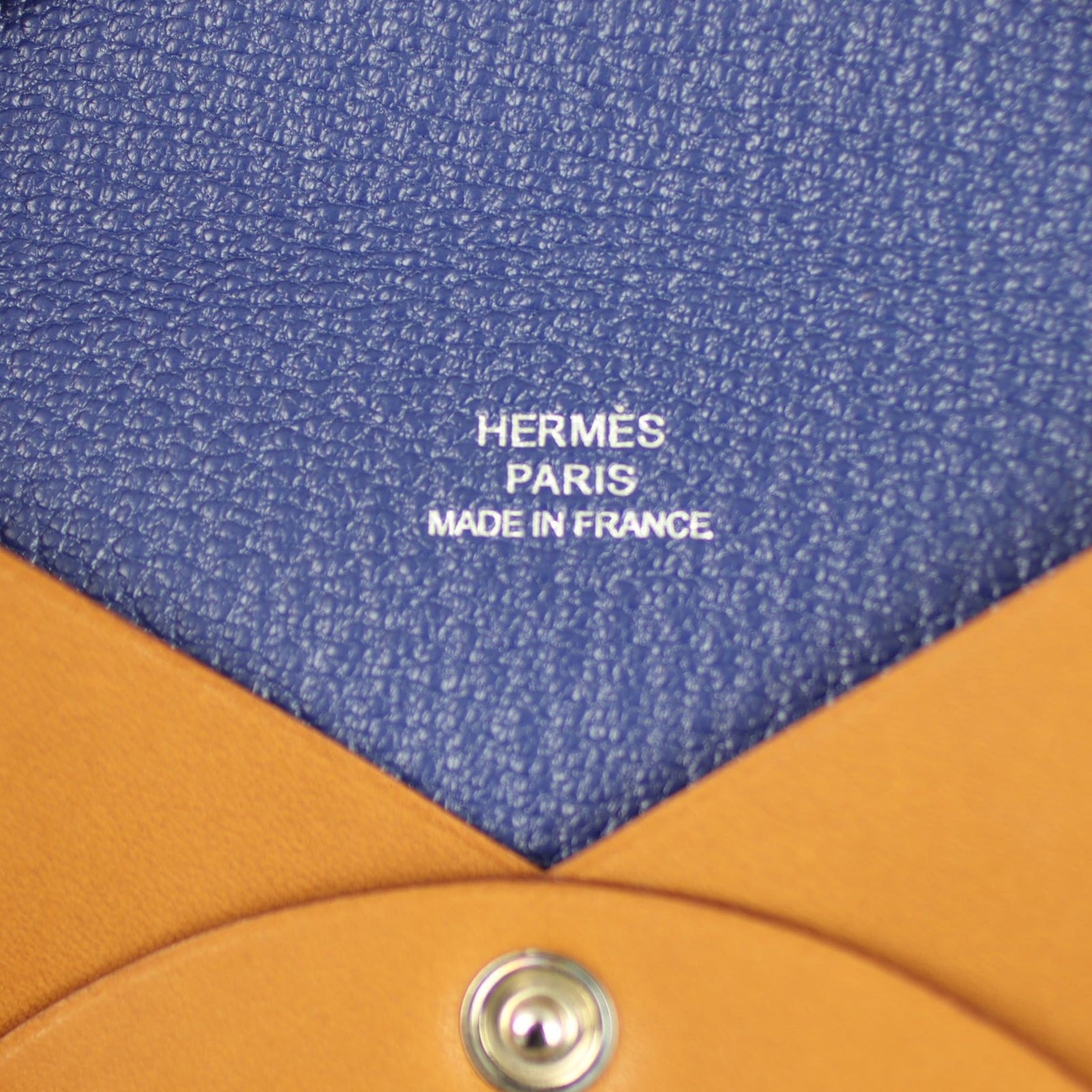 Hermes Calvi Pop Card Case Barenia Stamp