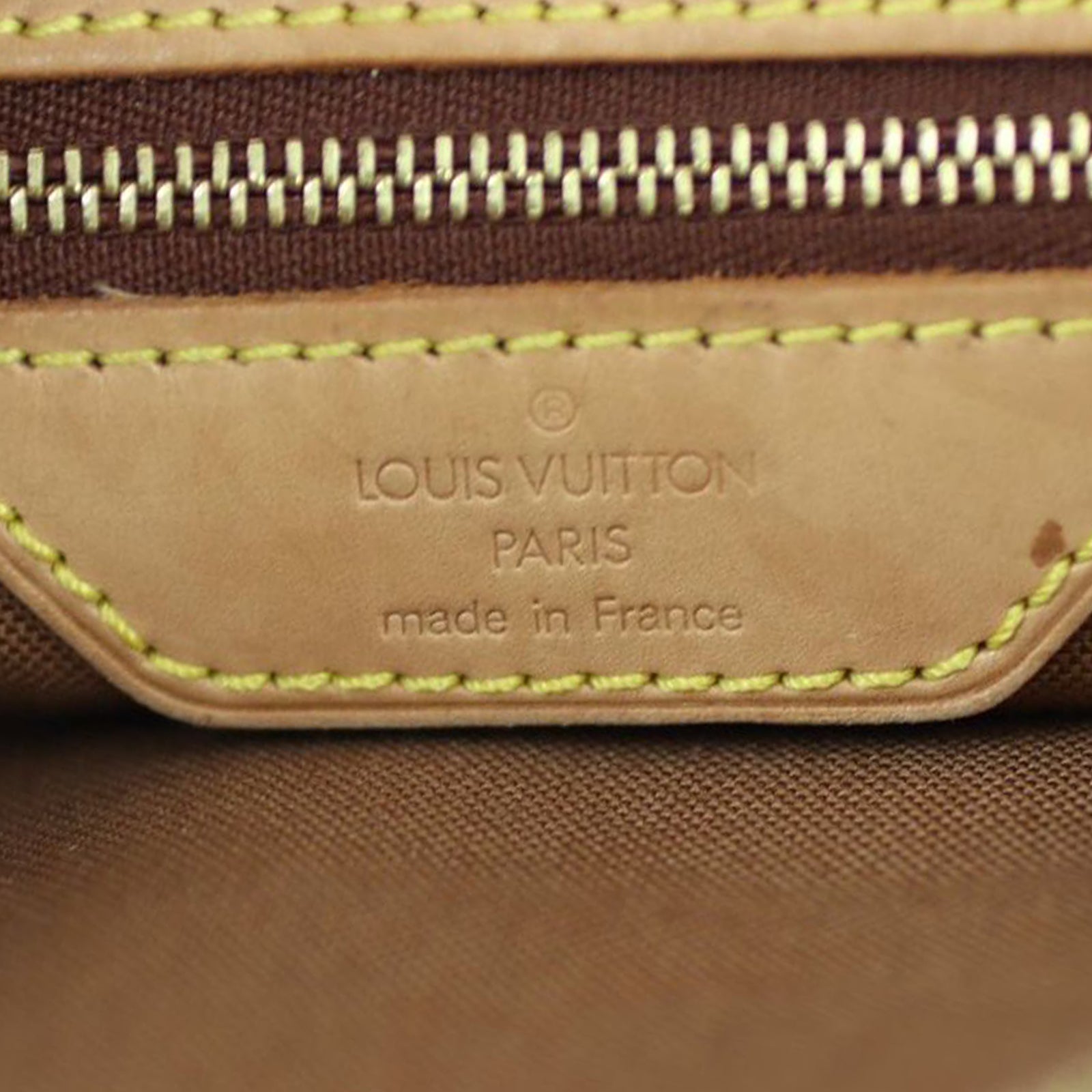 Louis Vuitton Cabas Mezzo Monogram Stamp