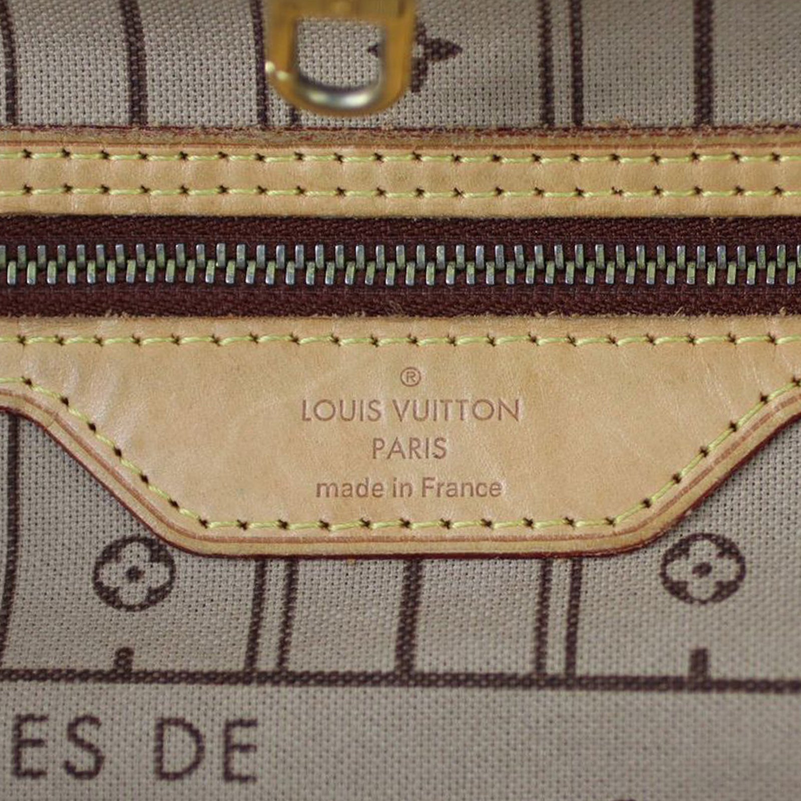 Louis Vuitton Neverfull MM Monogram Stamp