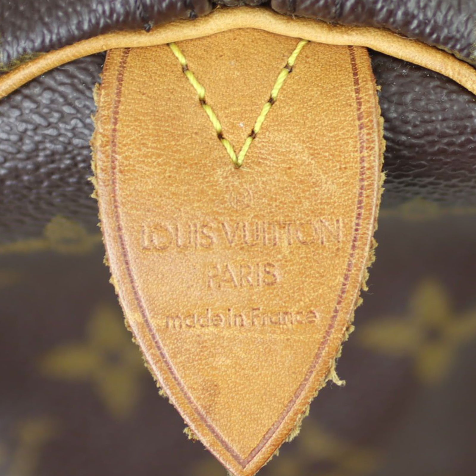 Louis Vuitton Speedy 35 Monogram Stamp
