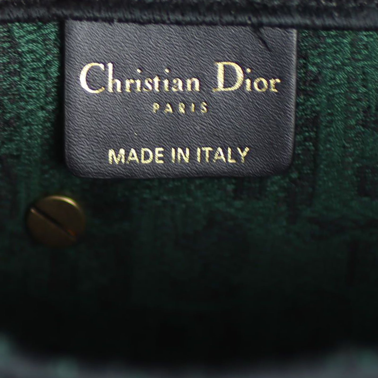 Dior Oblique Embroidery Saddle Bag Stamp