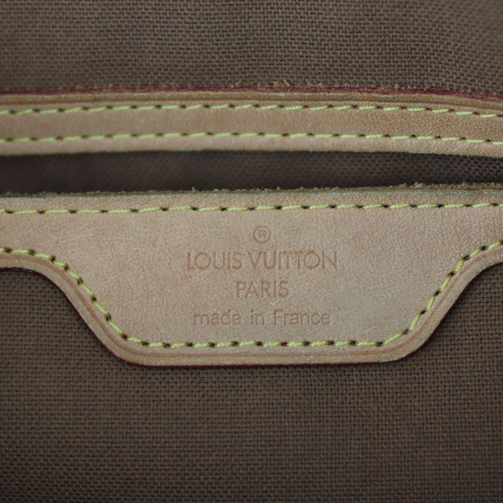 Louis Vuitton Cabas Mezzo Monogram Stamp