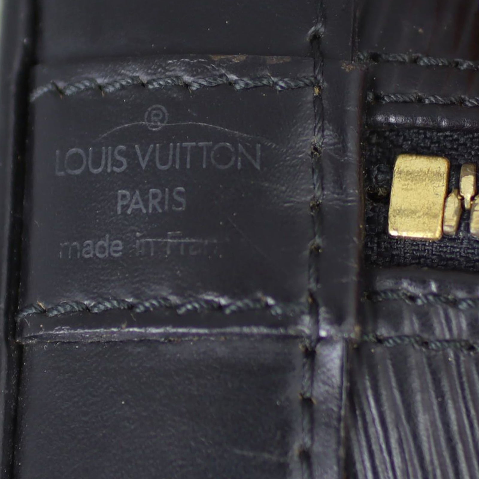 Louis Vuitton Alma PM Epi Stamp