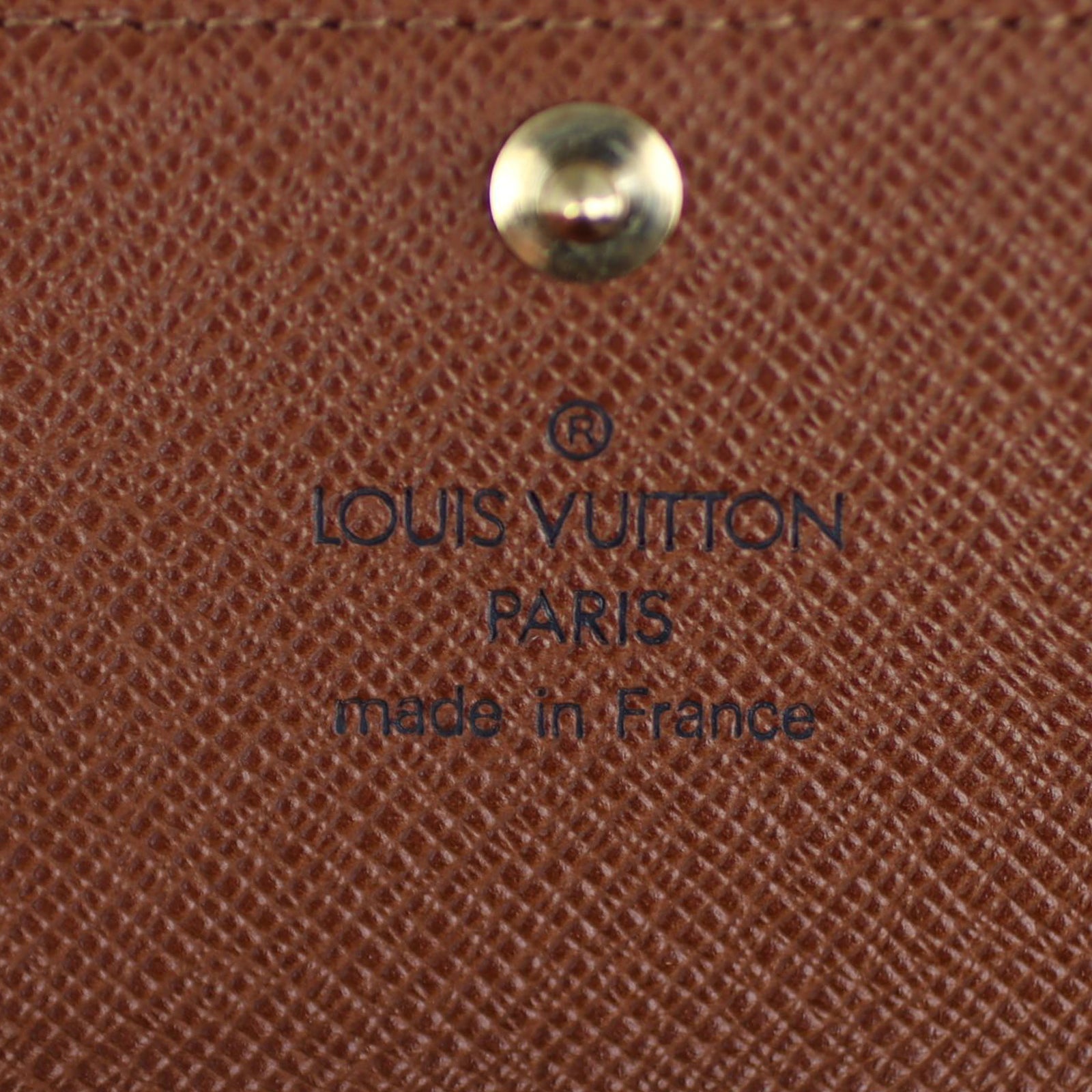 Louis Vuitton 4 Key Holder Monogram Stamp