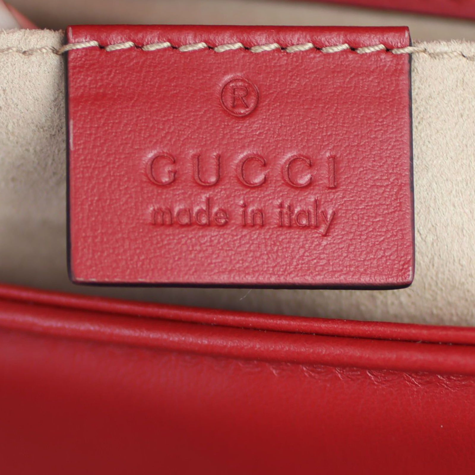 Gucci GG Marmont Matelasse Mini Shoulder Bag Stamp