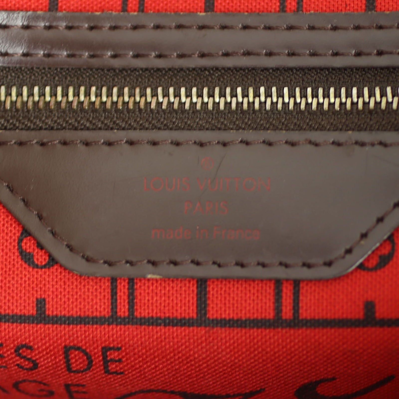 Louis Vuitton Neverfull PM Damier Ebene Stamp