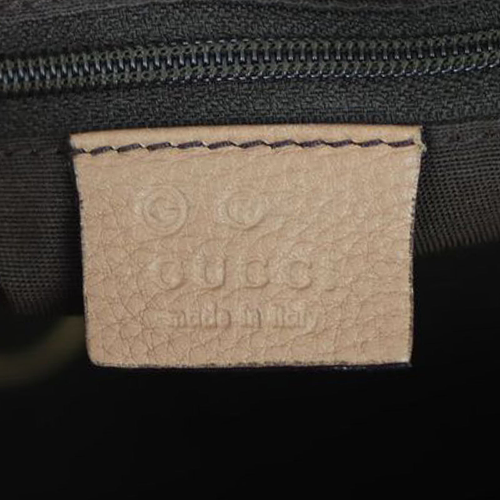 Gucci Abbey D-Ring Leather Hobo Stamp