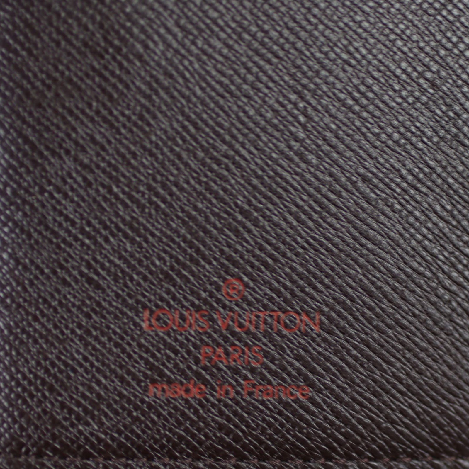 Louis Vuitton Mini Address Book Damier Ebene Stamp