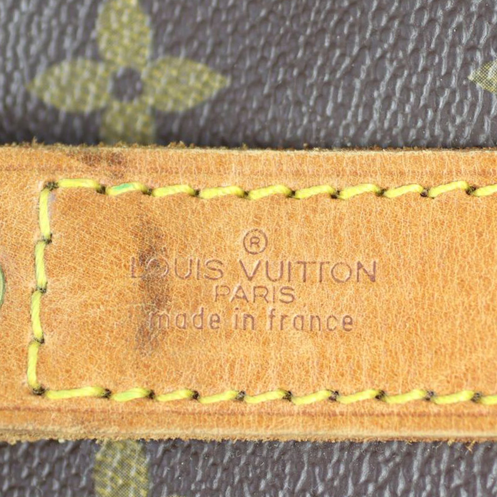 Louis Vuitton Keepall 55 Bandouliere Monogram Stamp