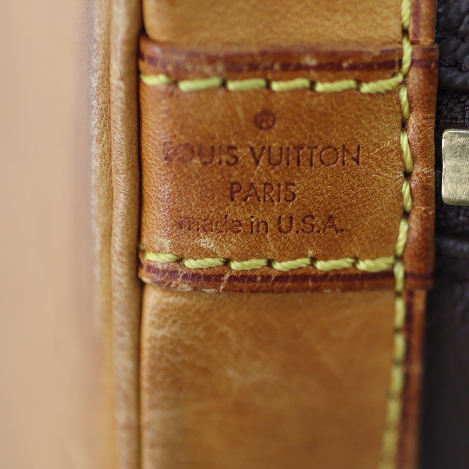 Louis Vuitton Alma PM Monogram Stamp