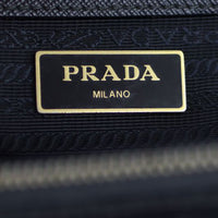 Prada Saffiano Lux Galleria Double Zip Tote Small Stamp