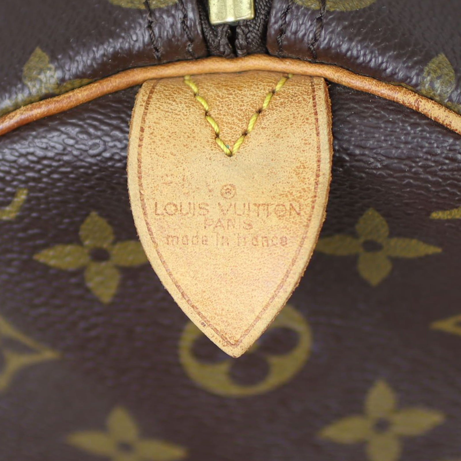 Louis Vuitton Speedy 35 Monogram Stamp
