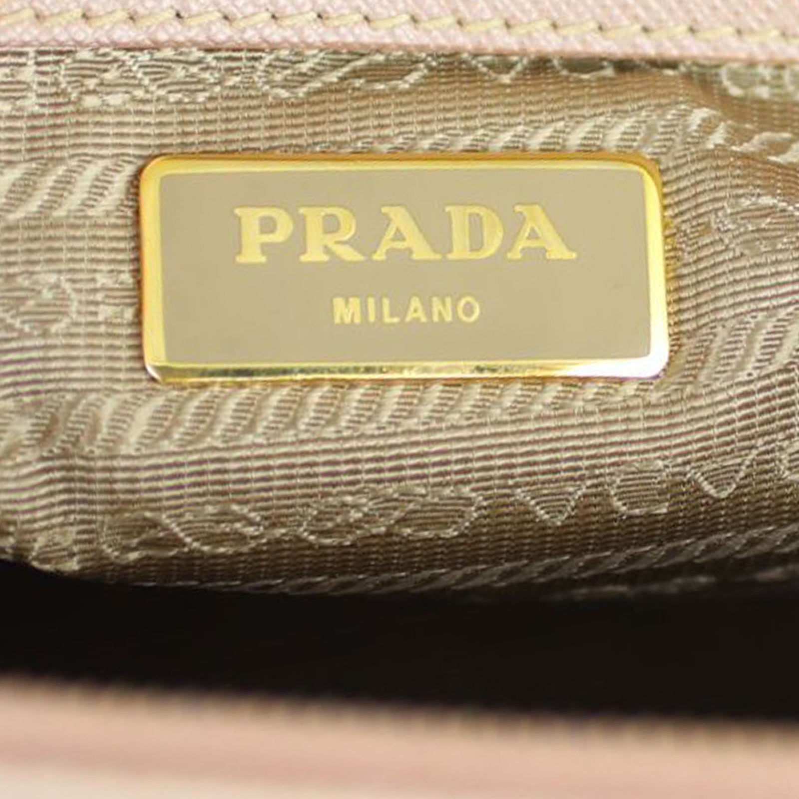 Prada Saffiano Lux Galleria Double Zip Tote Small Stamp