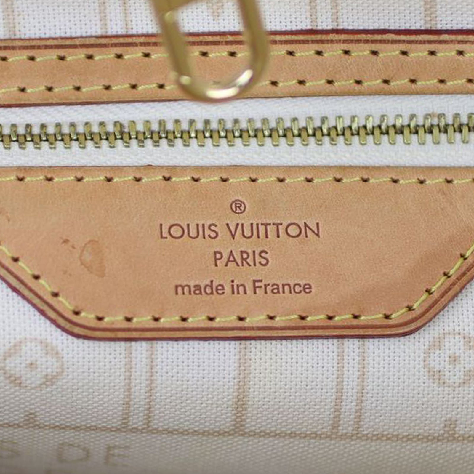 Louis Vuitton Neverfull MM Damier Azur Stamp