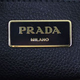 Prada Top Handle Tote (black) Stamp