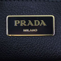 Prada Top Handle Tote (black) Stamp