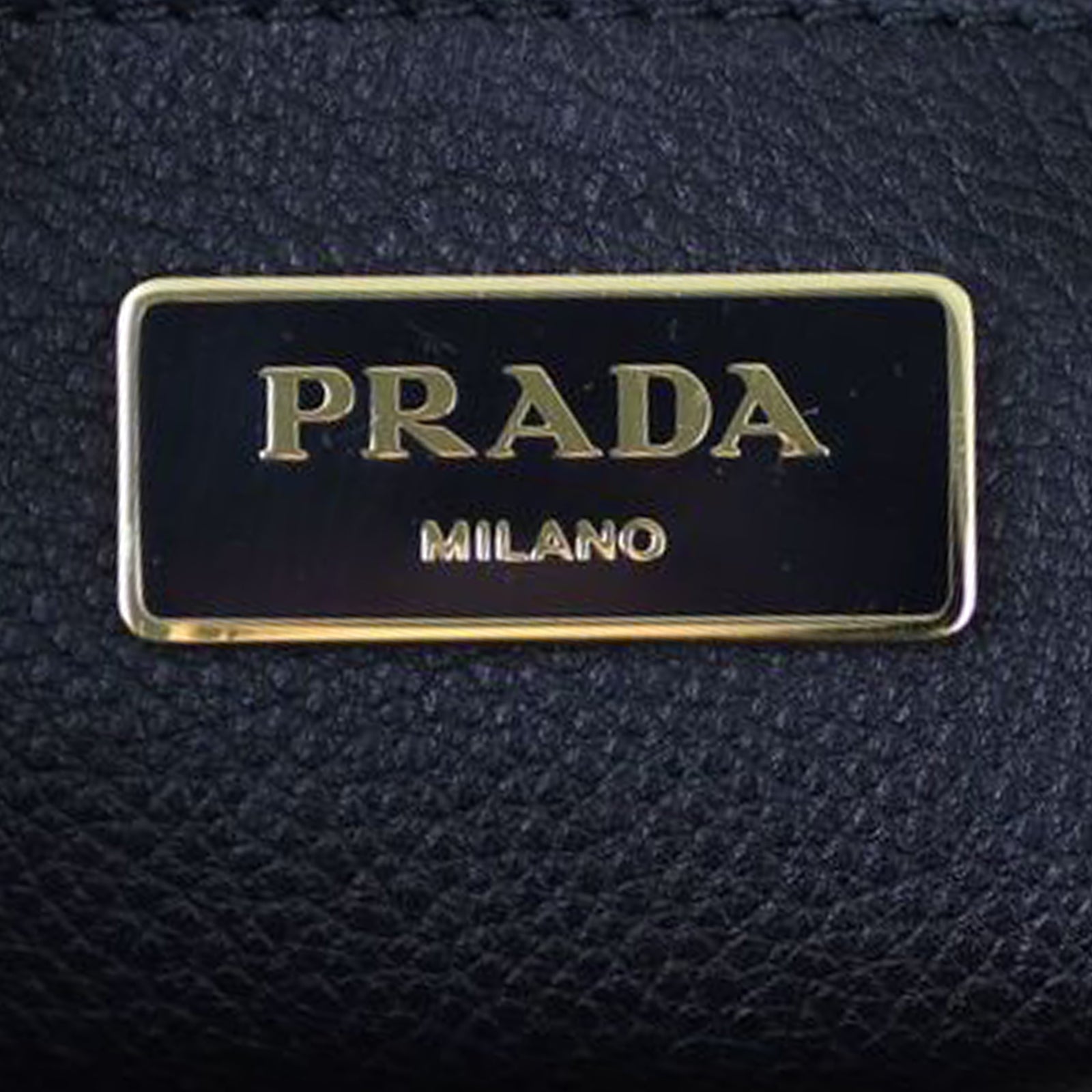 Prada Top Handle Tote (black) Stamp