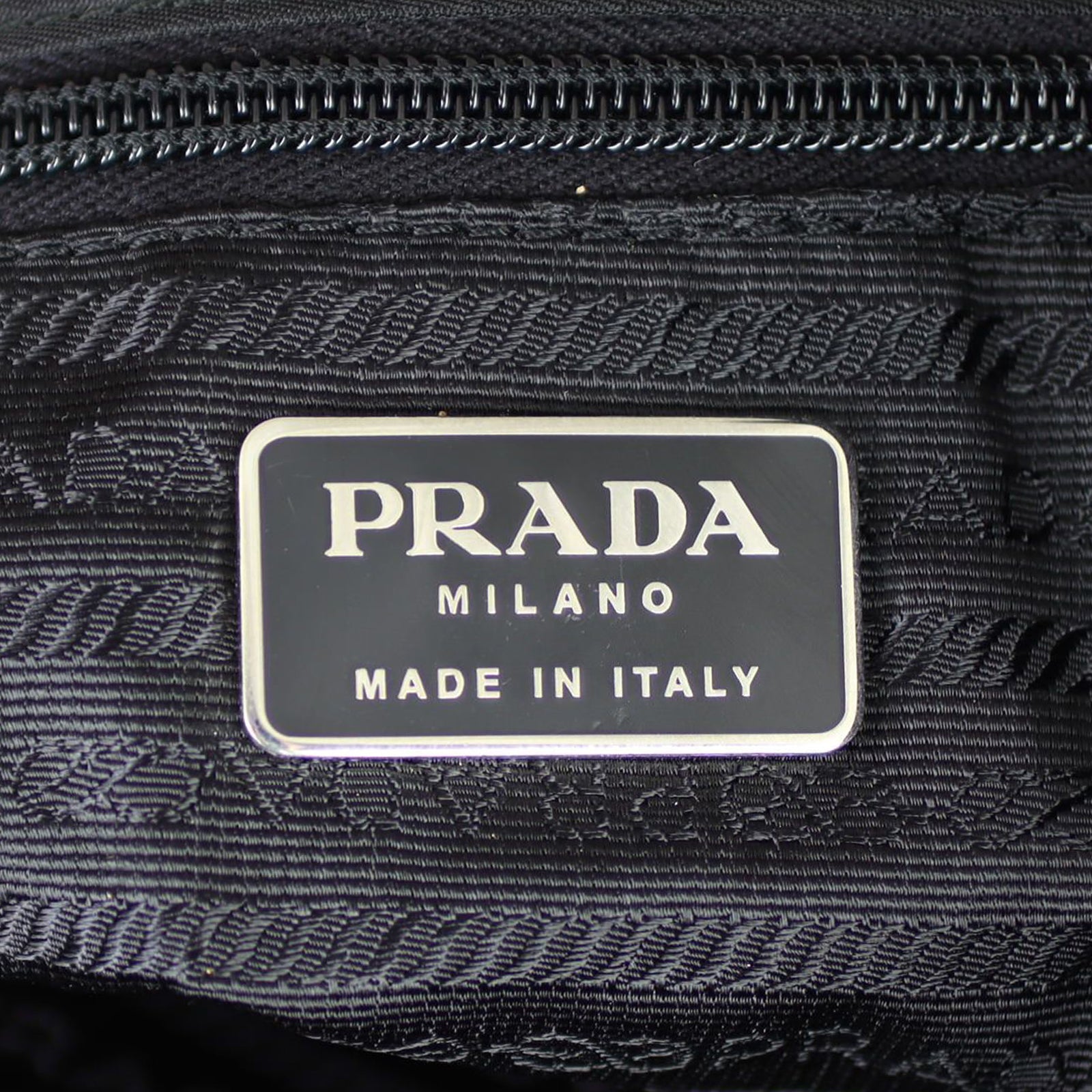 Prada Nylon Shopping Tote Stamp